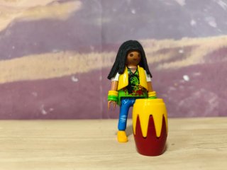 Playmobil figura con instrumento musical