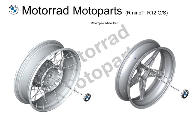 2 Tapas Buje Moto BMW R12 RnineT
