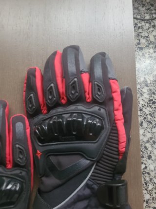 Guantes de Moto KEMIMOTO Negros y Rojos