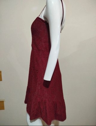 Abito Liu Jo pizzo bordeaux