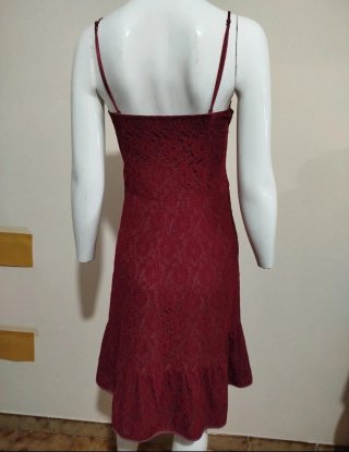 Abito Liu Jo pizzo bordeaux