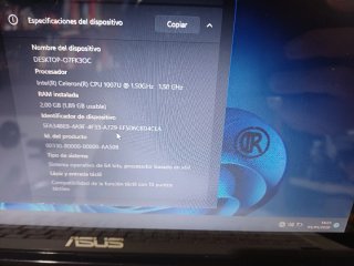 Portátil Asus F200CA Blanco