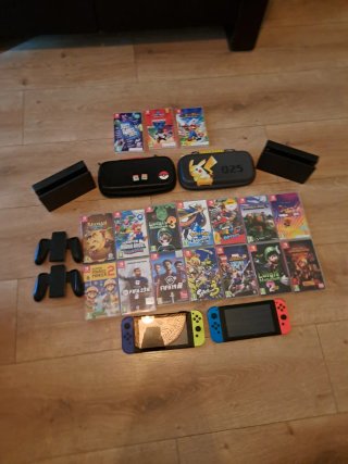2 Nintendo Switch + 17 Juegos