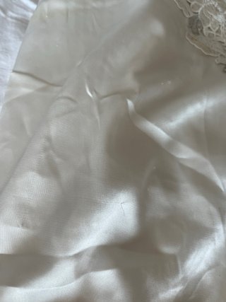 Top Oysho Blanco Encaje Talla S