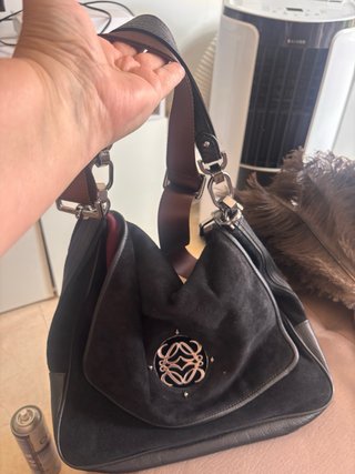 Bolso Loewe Negro y Marrón
