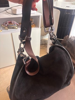 Bolso Loewe Negro y Marrón