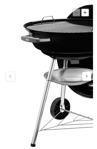 Barbacoa Weber Redonda Negra montada SIN ESTRENAR