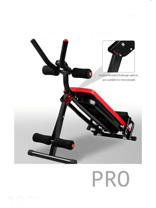 Banco de musculación plegable y ajustable, 300 KG/660LB