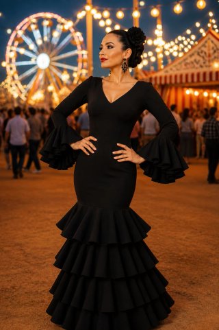 Traje Gitana Talla 36/40 Elástico