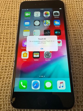 iPhone 6 Plus 16GB Negro + Funda Roja