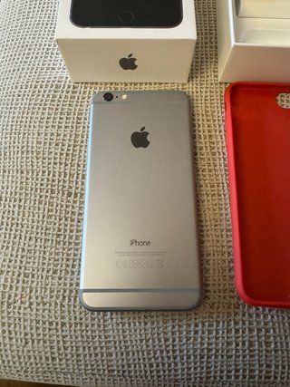 iPhone 6 Plus 16GB Negro + Funda Roja
