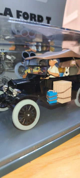 Tintin 1/24 Coche Ford T Tintín Congo 1/24