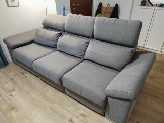 Sofá Cama Gris 3 Plazas