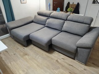 Sofá Cama Gris 3 Plazas