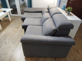 Sofá Cama Gris 3 Plazas