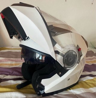 Casco modular blanco