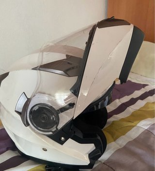Casco modular blanco