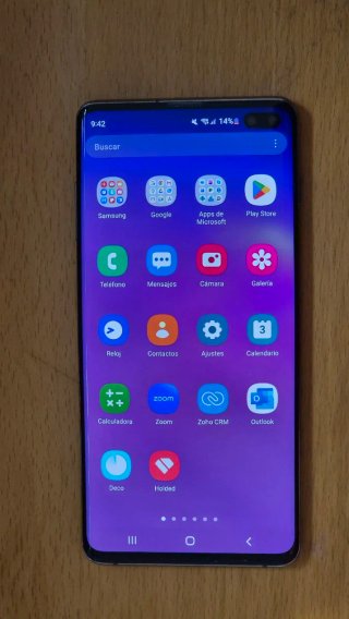 Samsung Galaxy S10+ en su caja original