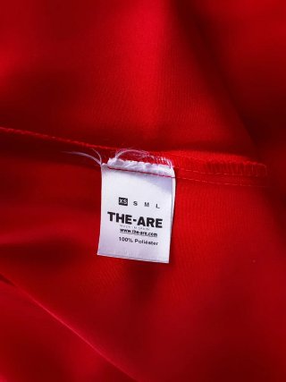 Vestido fiesta The Are rojo