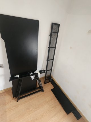 Escritorio Ikea Negro Metal