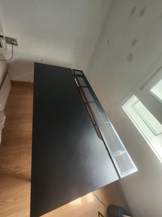 Escritorio Ikea Negro Metal