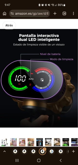 Aspirador tipo Dyson