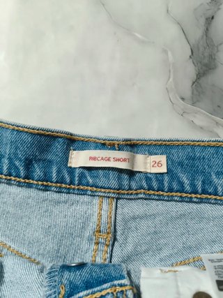 Shorts di jeans donna blu