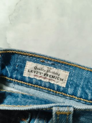 Shorts di jeans donna blu