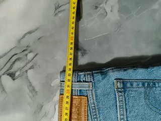 Shorts di jeans donna blu