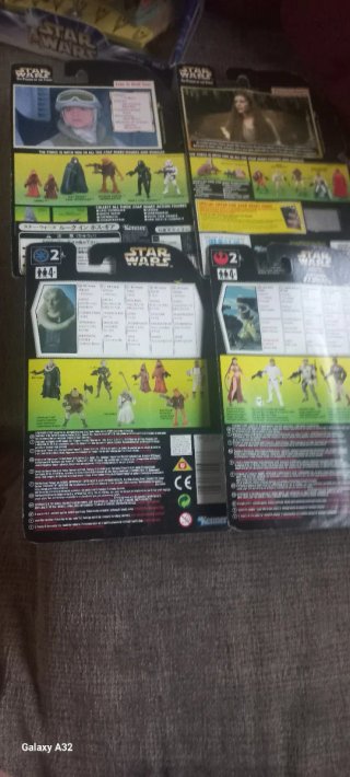 Star Wars 4 x  Power of the Force Figuras Kenner