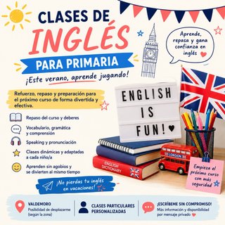 🇬🇧Clases de inglés para niños de primaria Valdemoro