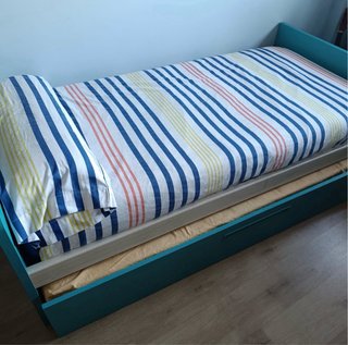 Cama individual 90cm con cajón