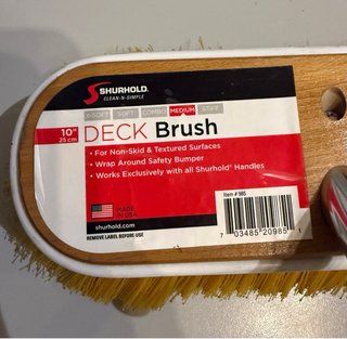Cepillo Shurhold Deck 10 para Barcos