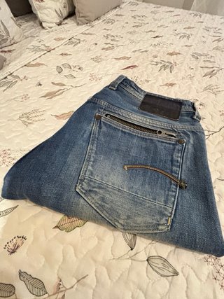Vaqueros G-Star RAW Azules Cortos