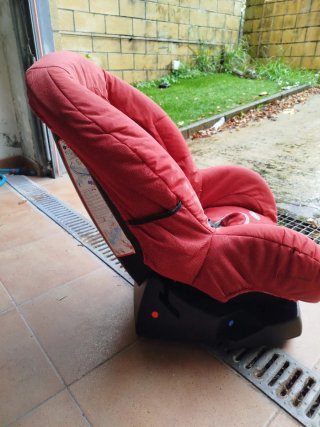 Silla de coche bebé rojo