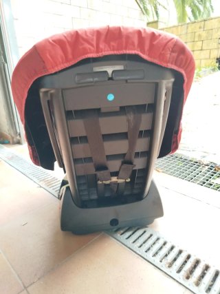 Silla de coche bebé rojo