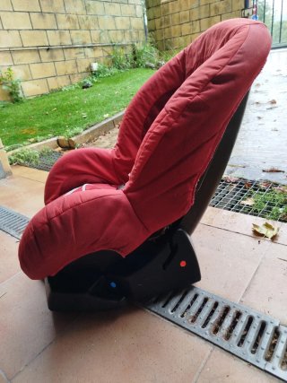 Silla de coche bebé rojo