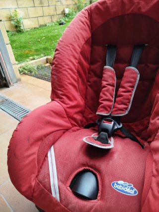 Silla de coche bebé rojo