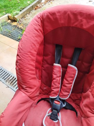 Silla de coche bebé rojo