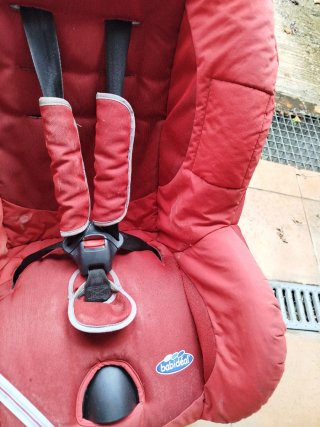Silla de coche bebé rojo