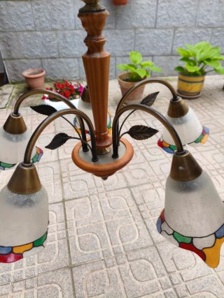 Lámpara de 5 brazos para comedor