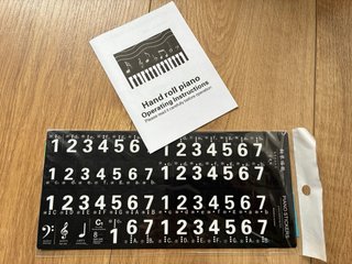 Piano enrollable 61 teclas