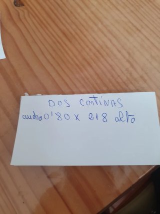 Dos cortinas
