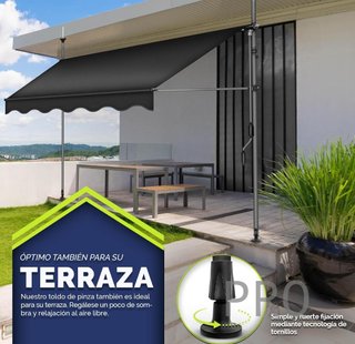Toldo manual portátil de balcón - Tillvex