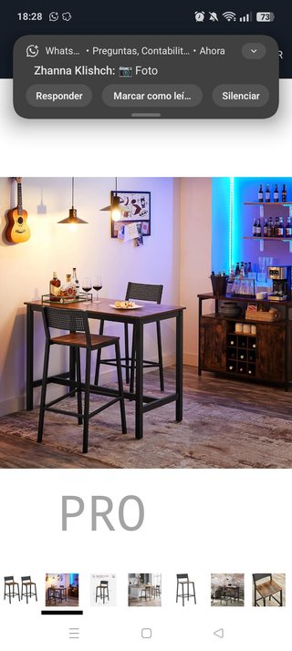 Sgabello da Bar, Set di 2, Sgabelli Alti da Cucina