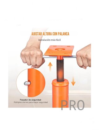 Gato de Piso para Casa con Viga de Soporte Ajustable vevor