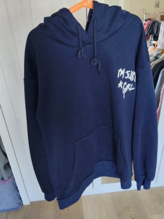 Sudadera azul " I'm just a girl "