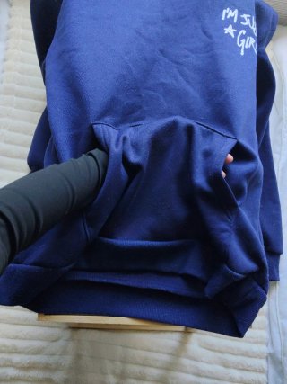 Sudadera azul " I'm just a girl "