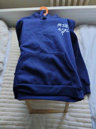 Sudadera azul " I'm just a girl "