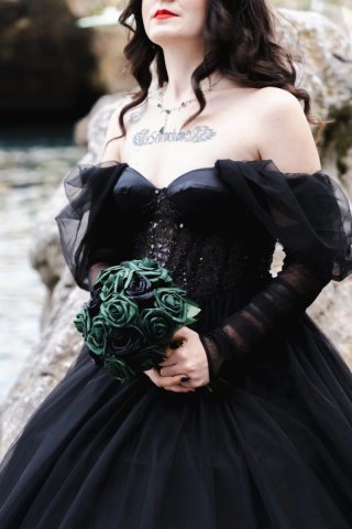 Vestido Negro Novia